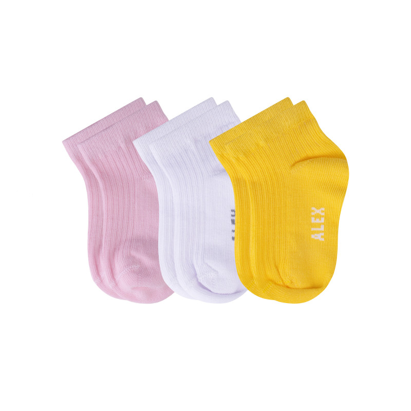 Նորածնի բամբակյա գուլպաներ 3 զույգ